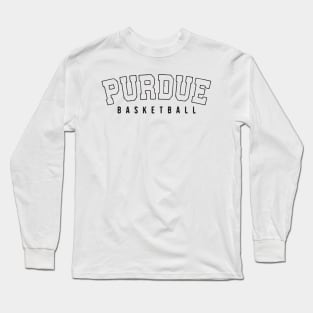 PURDUE Basketball  Tribute - Basketball Purdure University Design Purdue Tribute - Basket Ball Player Long Sleeve T-Shirt